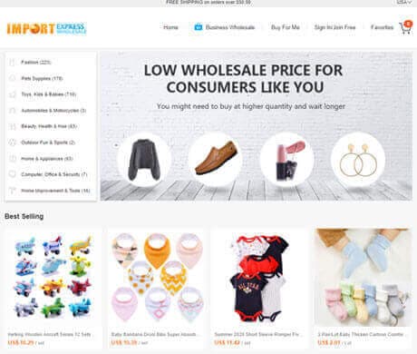 Import Express - Ecommerce